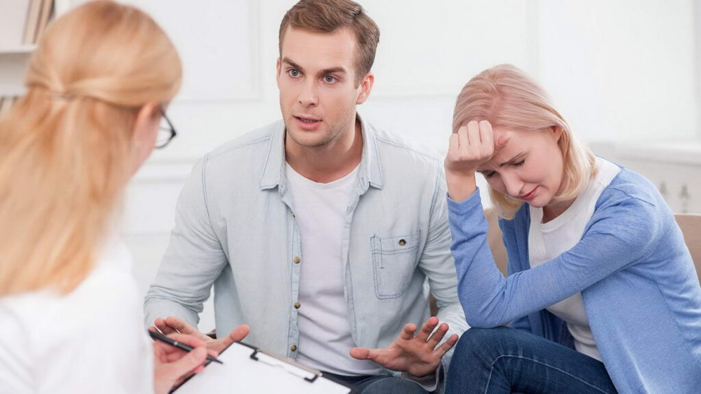 client receiving therapy for emotion and impulse regulation