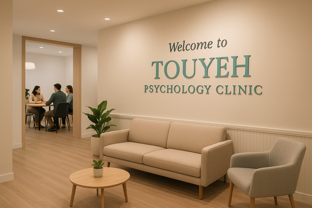 Touyeh Psychology Clinic in Ontario welcoming clients for psychotherapy
